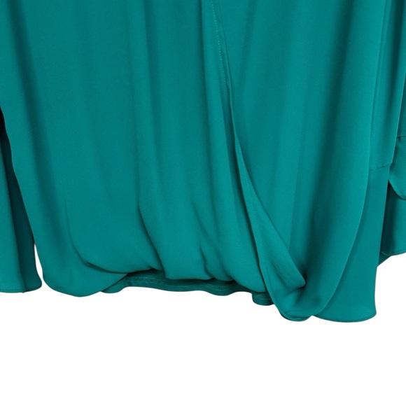 41 Hawthorne Teal Green Bell Sleeve Blouse XL - Picture 4 of 8